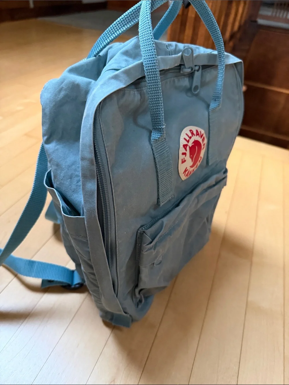 Fjallraven Kanken Mini Backpack in Sky Bkue